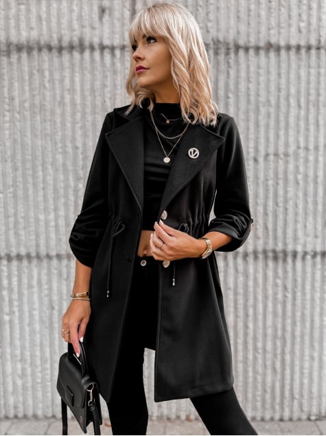 PŁASZCZ KATTIA CZARNY