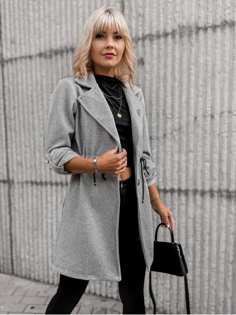 PŁASZCZ KATTIA SZARY
