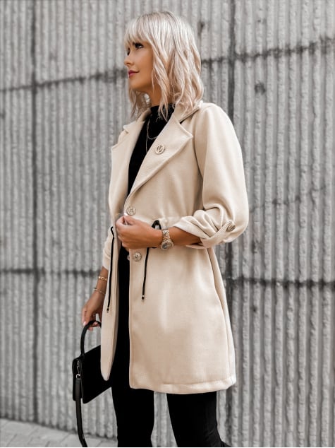 PŁASZCZ KATTIA BEŻOWY