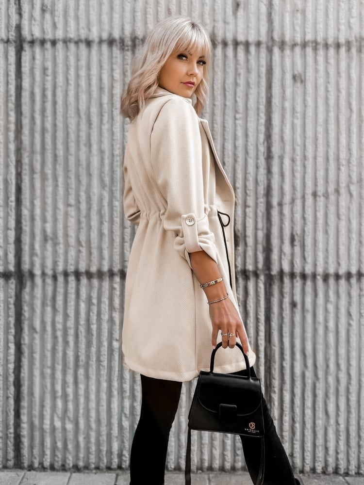 PŁASZCZ KATTIA BEŻOWY