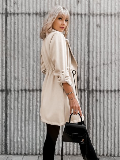 PŁASZCZ KATTIA BEŻOWY
