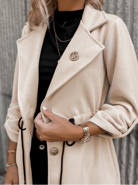 PŁASZCZ KATTIA BEŻOWY