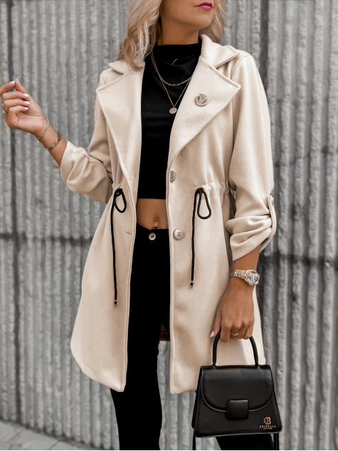 PŁASZCZ KATTIA BEŻOWY