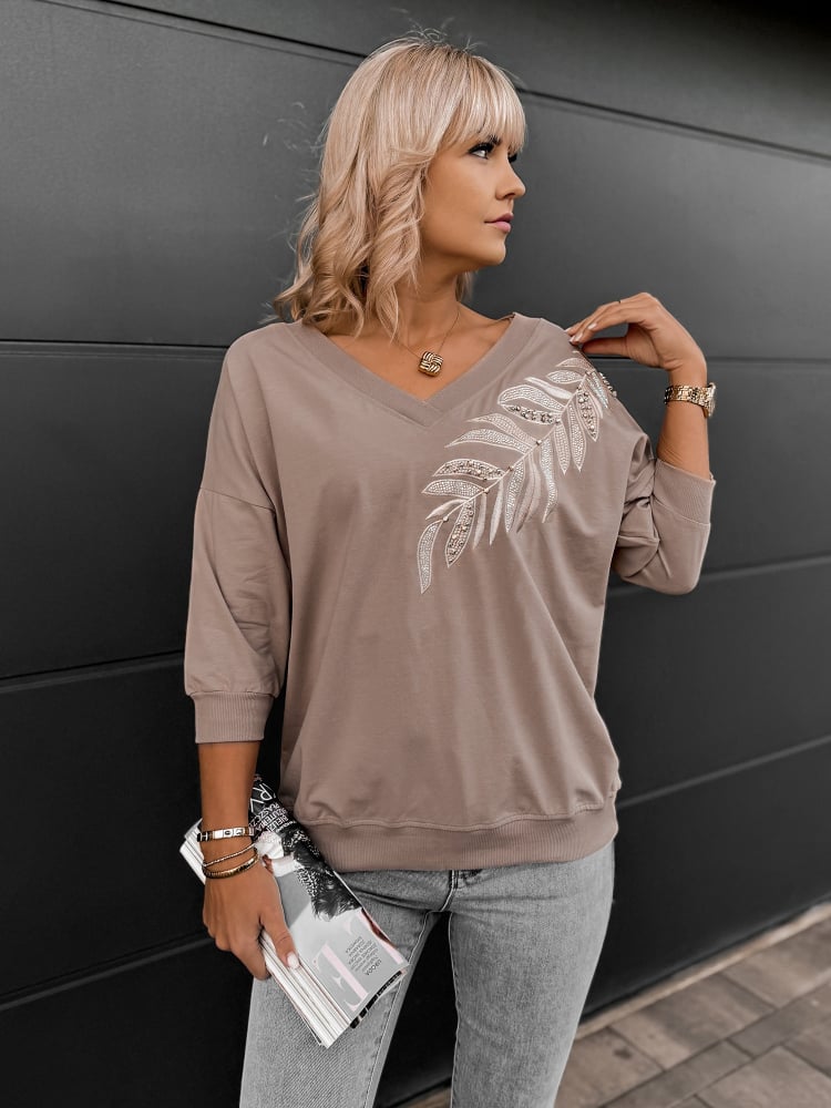 BLUZKA AYLIN BEŻOWA