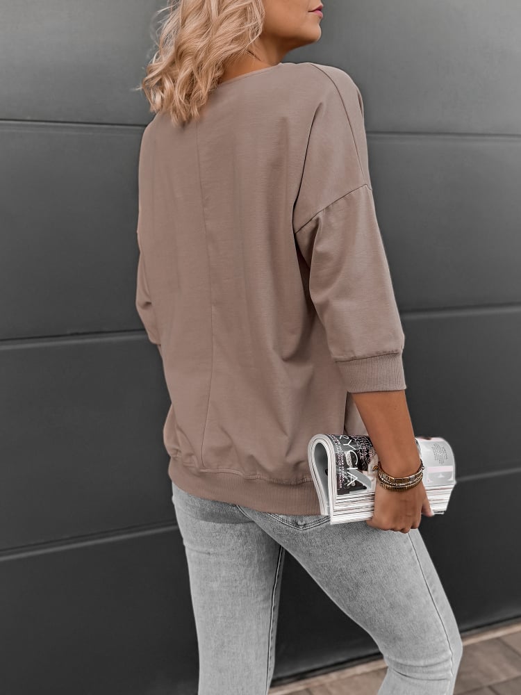 BLUZKA AYLIN BEŻOWA