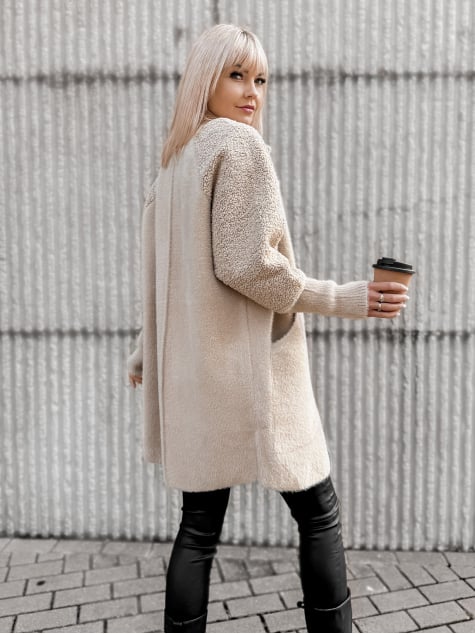 PŁASZCZ ALPAKA NESSA BEŻOWY