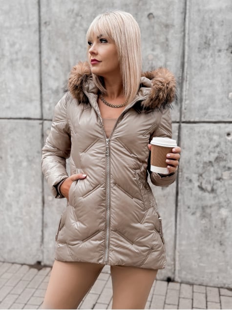 KURTKA LETISA BEŻOWA