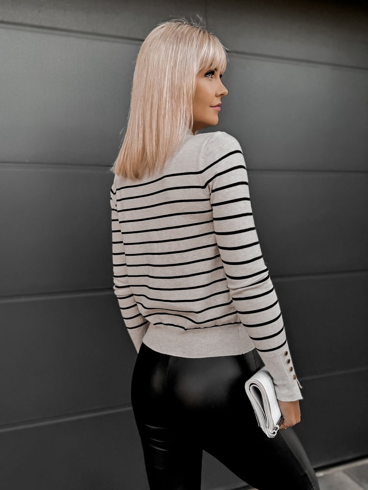 SWETER LORENA BEŻOWY