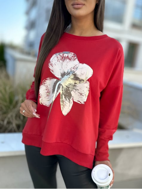 BLUZKA MERVE CZERWONA