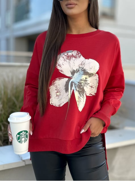 BLUZKA MERVE CZERWONA