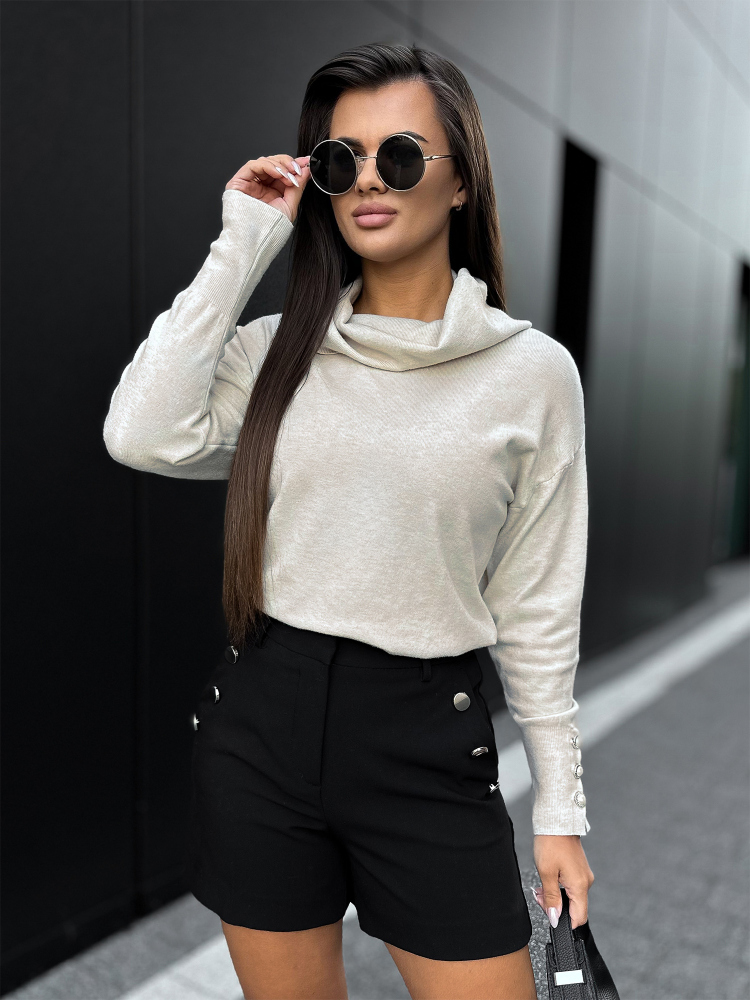 SWETER SINES BEŻOWY