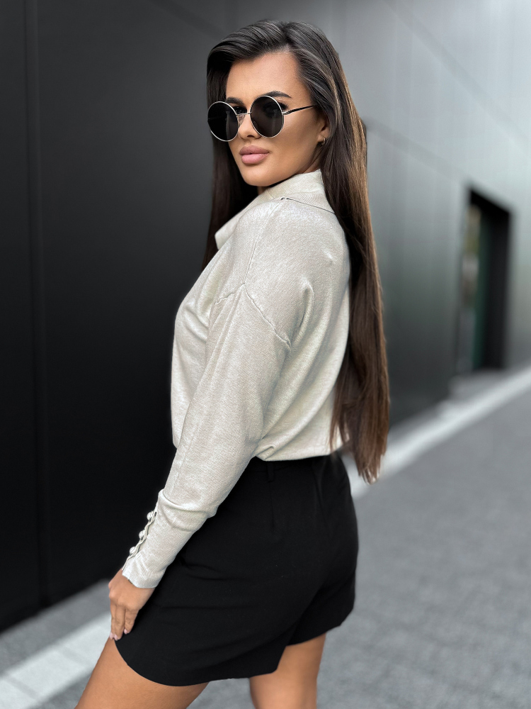 SWETER SINES BEŻOWY