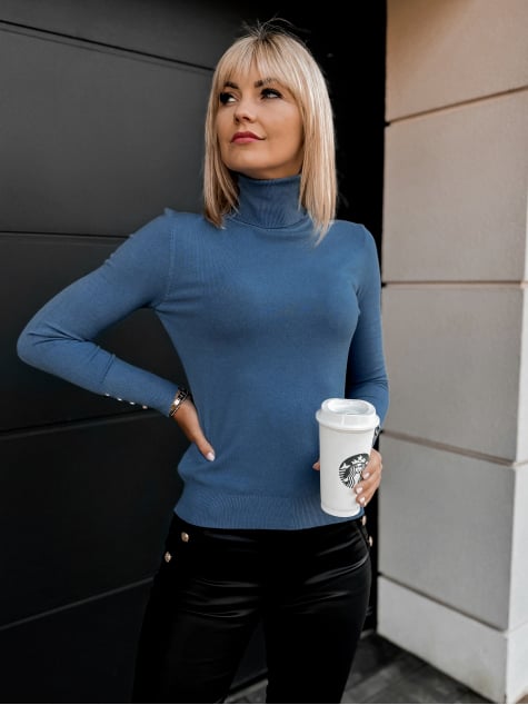 SWETER WALERI NIEBIESKI