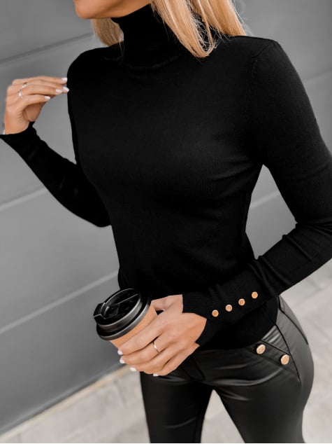 SWETER WALERI CZARNY