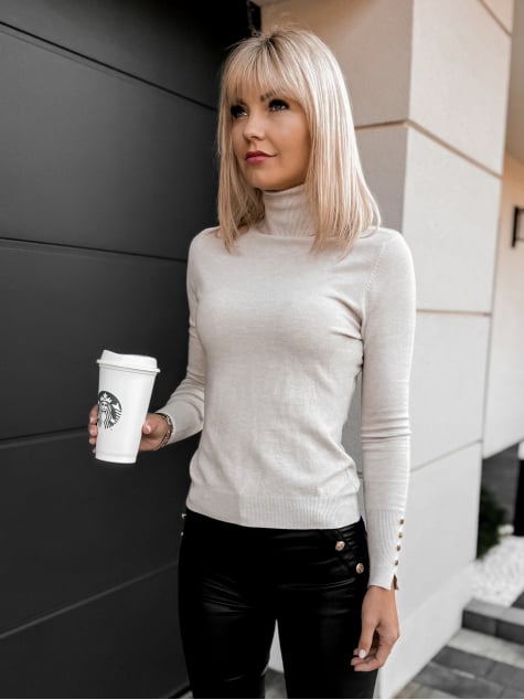 SWETER WALERI BEŻOWY