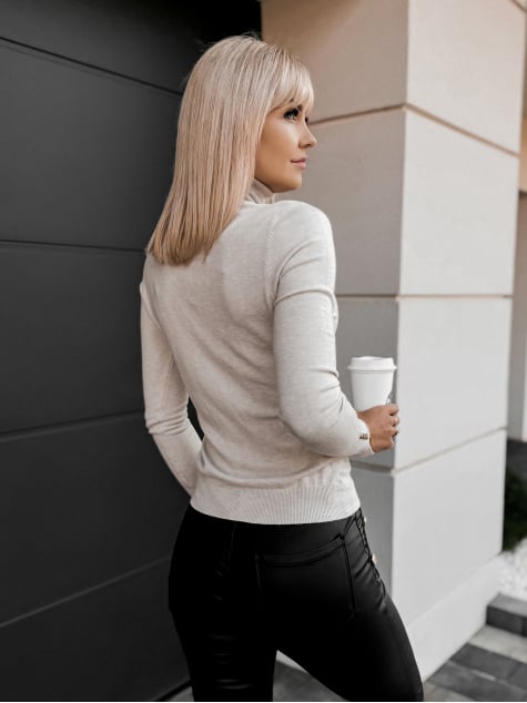 SWETER WALERI BEŻOWY