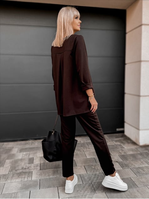 KOMPLET ARLENA BRĄZOWY