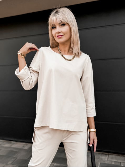 KOMPLET ARLENA BEŻOWY