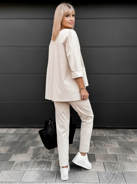 KOMPLET ARLENA BEŻOWY