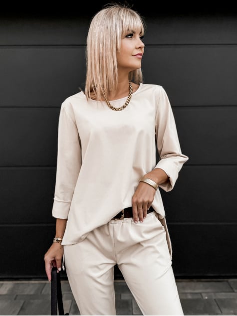 KOMPLET ARLENA BEŻOWY