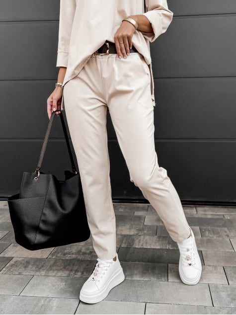 KOMPLET ARLENA BEŻOWY