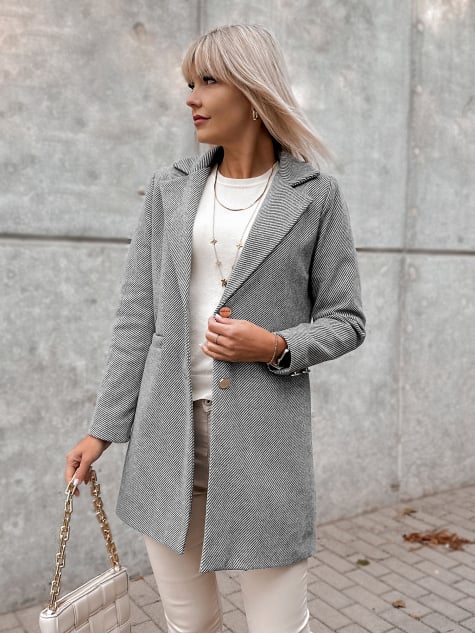 PŁASZCZ LOULE SZARY