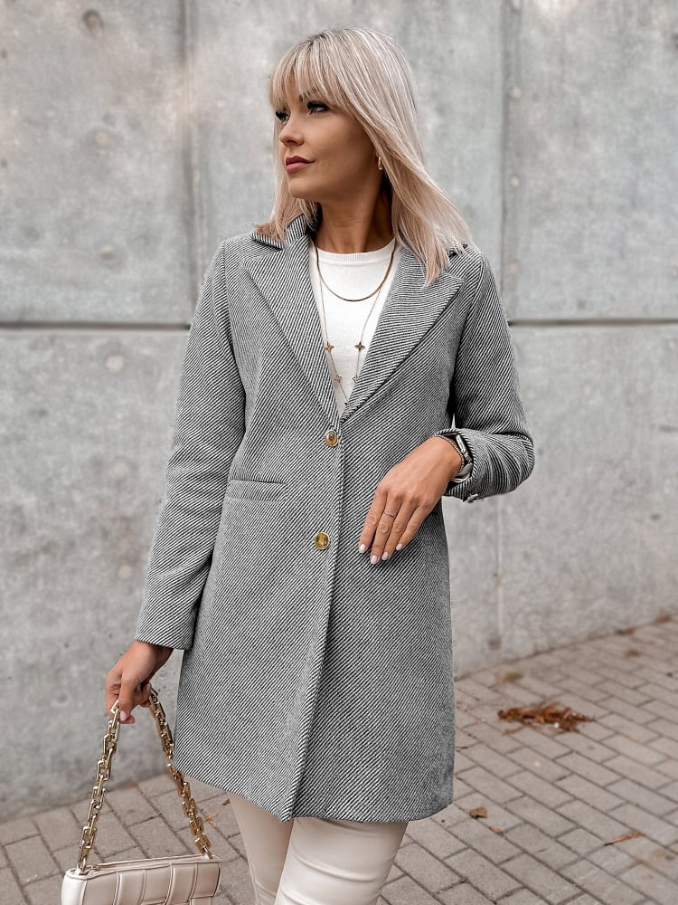 PŁASZCZ LOULE SZARY