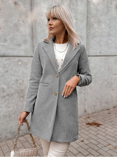 PŁASZCZ LOULE SZARY