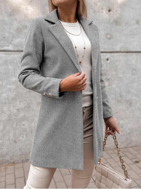 PŁASZCZ LOULE SZARY