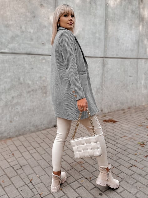 PŁASZCZ LOULE SZARY