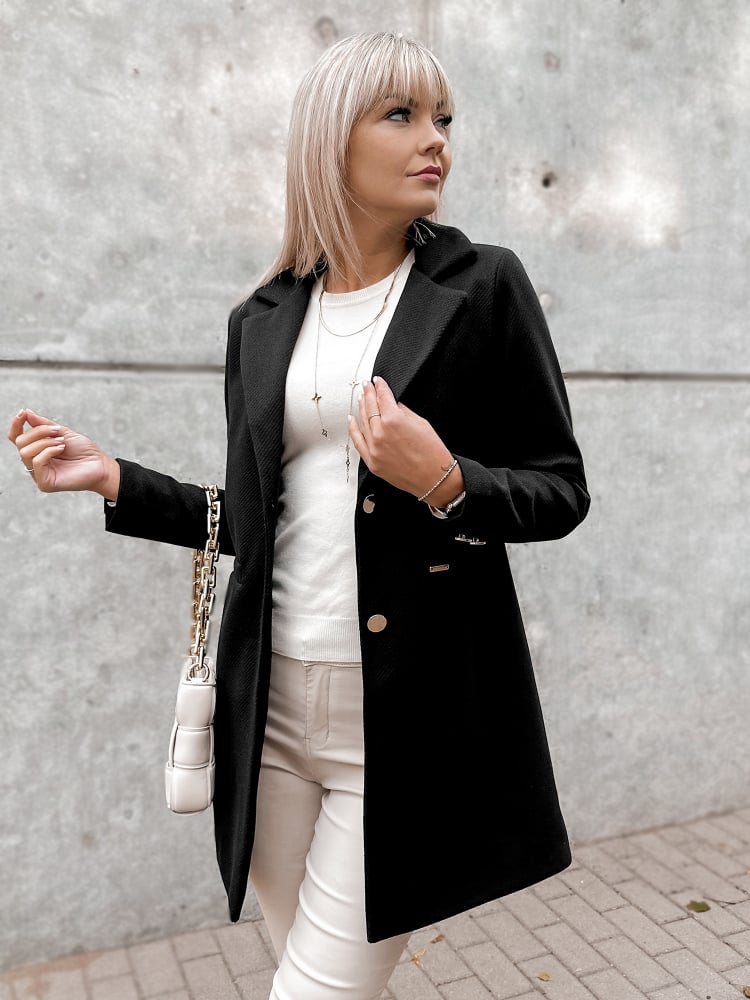 PŁASZCZ LOULE CZARNY