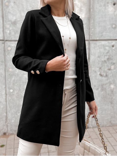 PŁASZCZ LOULE CZARNY