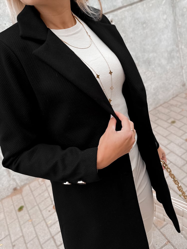 PŁASZCZ LOULE CZARNY