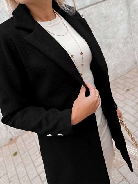 PŁASZCZ LOULE CZARNY