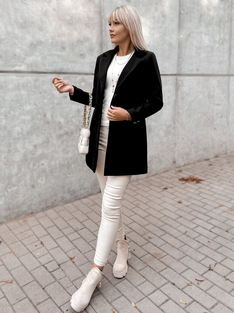 PŁASZCZ LOULE CZARNY