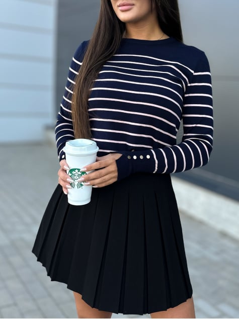 SWETER NASTIA GRANATOWY