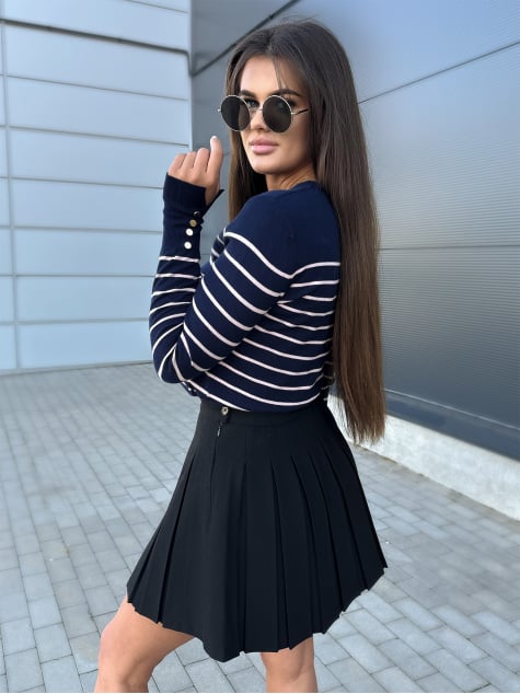 SWETER NASTIA GRANATOWY