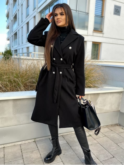 PŁASZCZ IGROSSO CZARNY