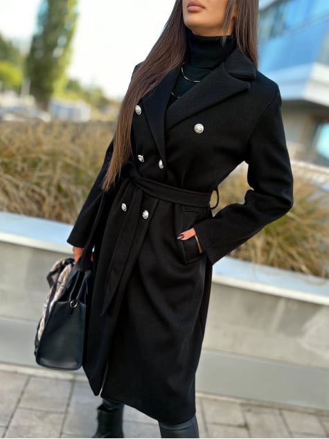 PŁASZCZ IGROSSO CZARNY