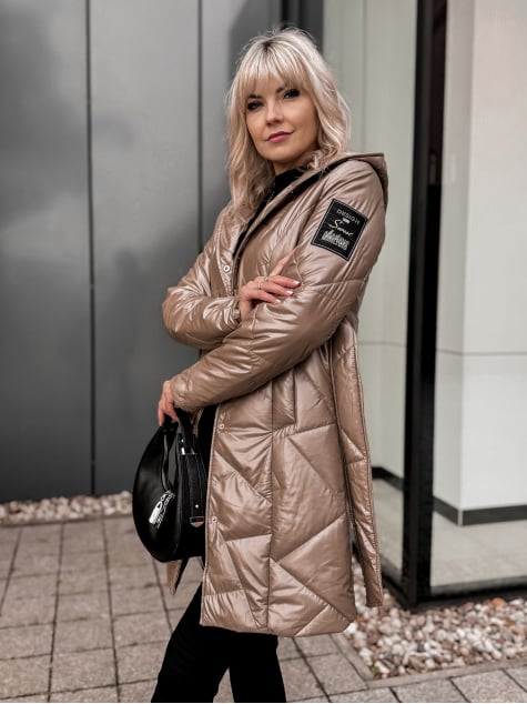 KURTKA AOSTA KARMELOWA