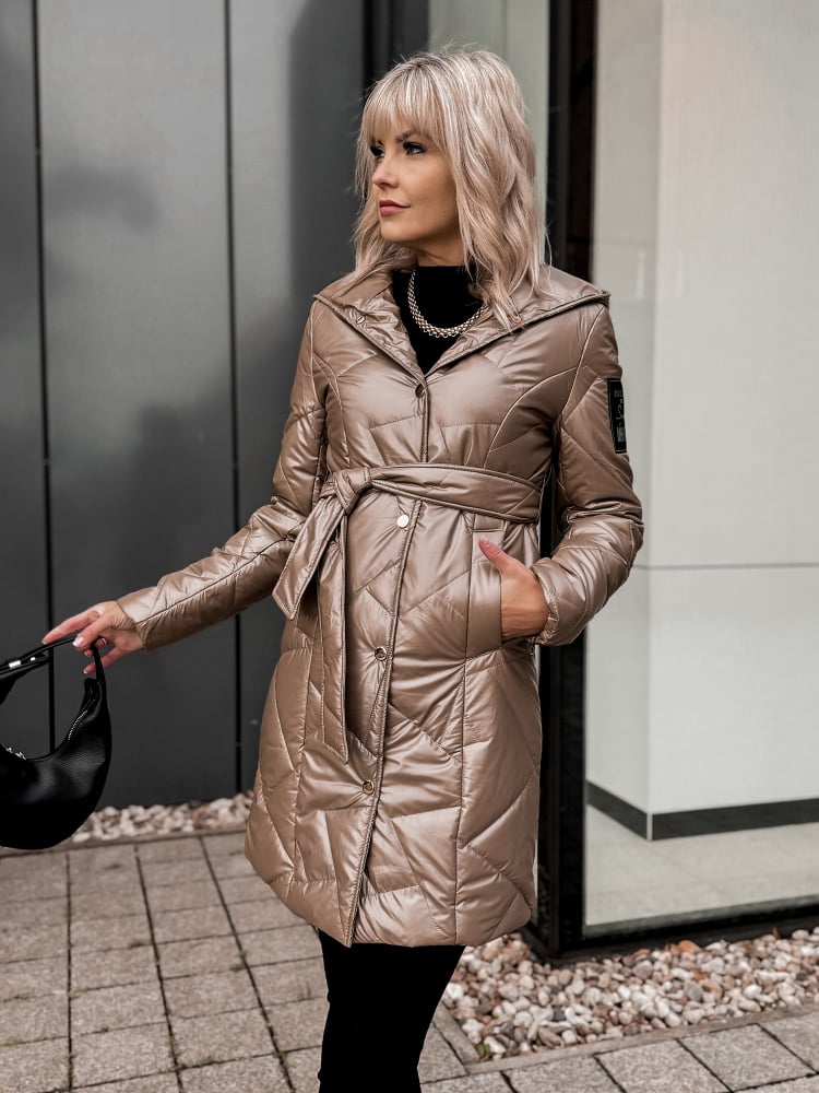 KURTKA AOSTA KARMELOWA