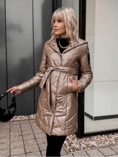 KURTKA AOSTA KARMELOWA