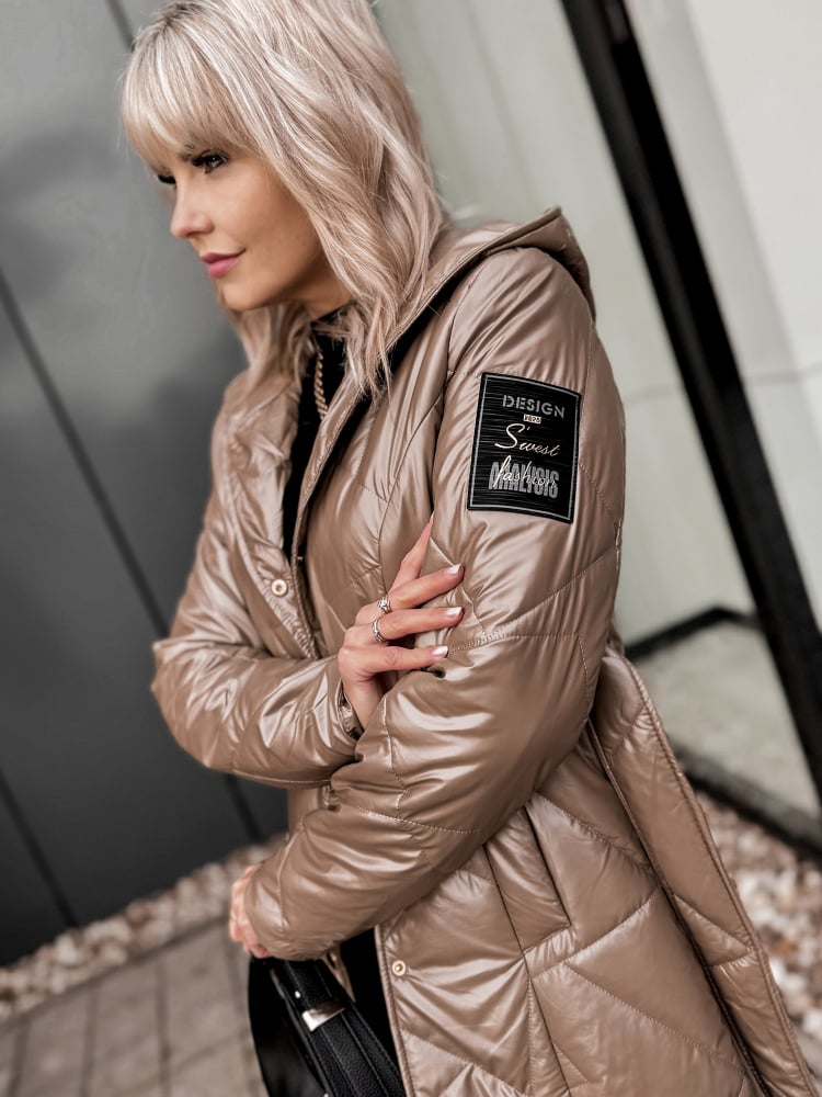 KURTKA AOSTA KARMELOWA