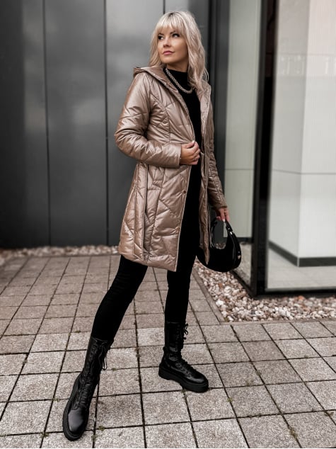 KURTKA AOSTA KARMELOWA