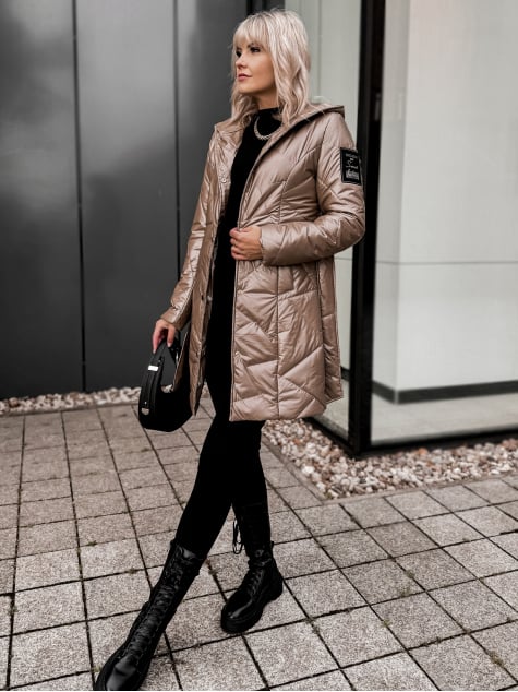 KURTKA AOSTA KARMELOWA