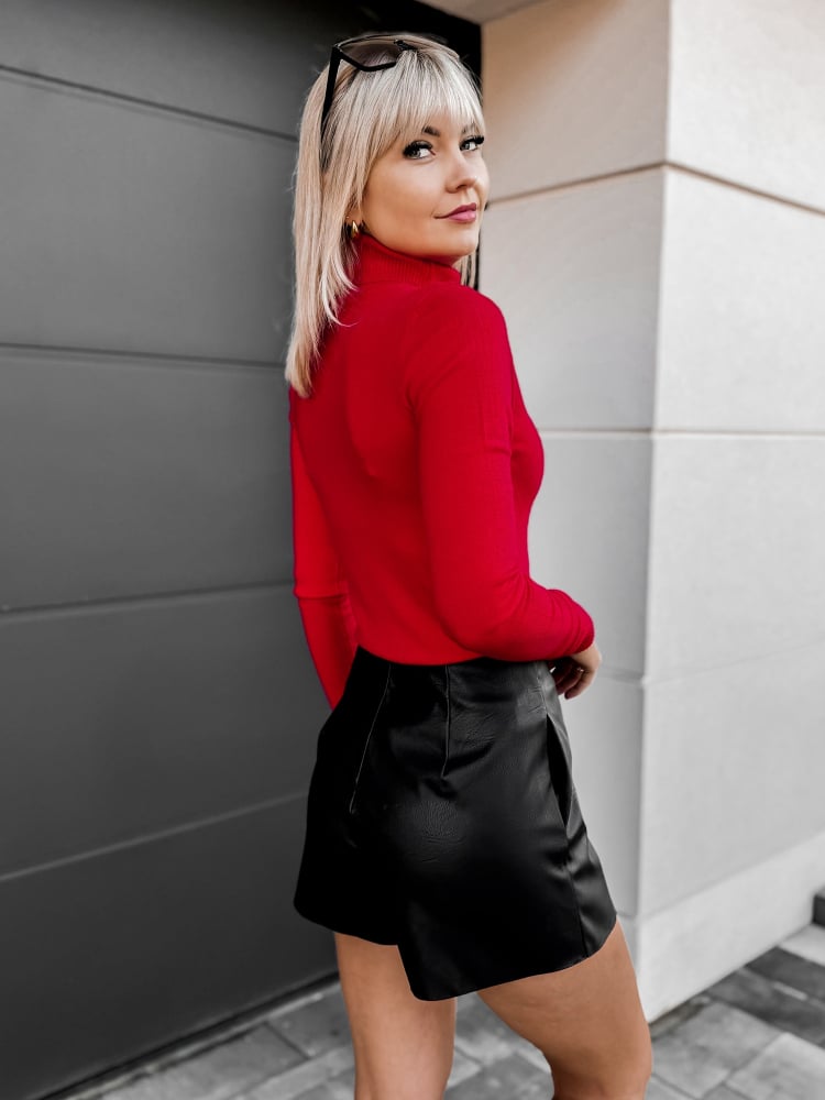 SWETER ISLETA CZERWONY