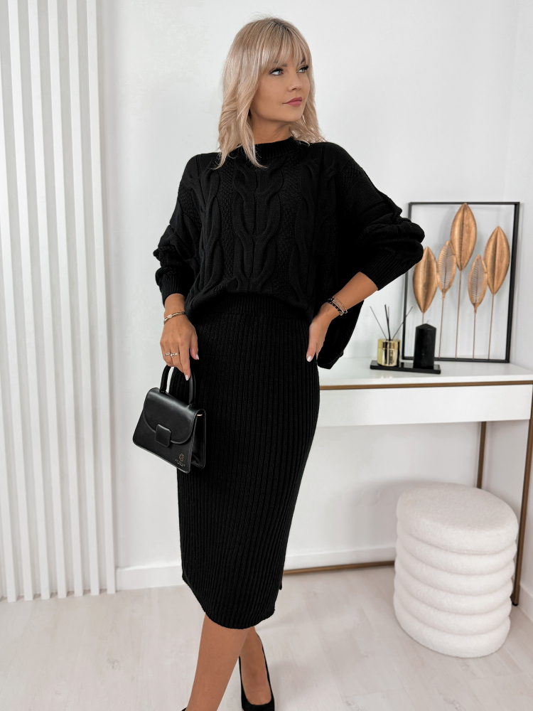 KOMPLET ANDRIA CZARNY