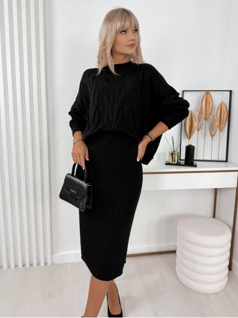 KOMPLET ANDRIA CZARNY