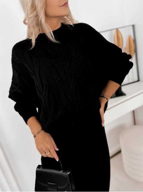 KOMPLET ANDRIA CZARNY