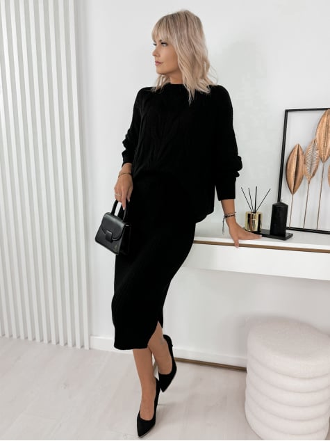 KOMPLET ANDRIA CZARNY